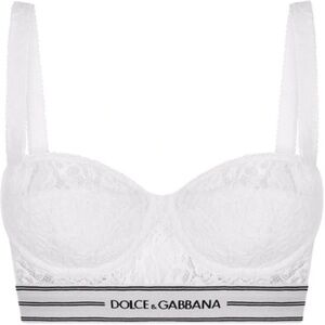 Dolce & Gabbana White Lace Bralette Xs Sz1 EUC